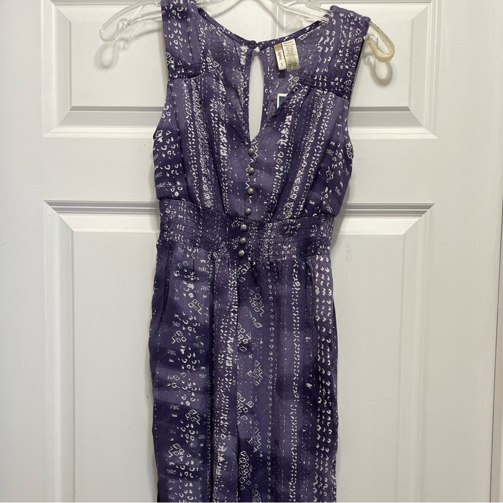 Women’s purple pants romper